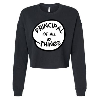 Principal of all Things Cropped Pullover Crew