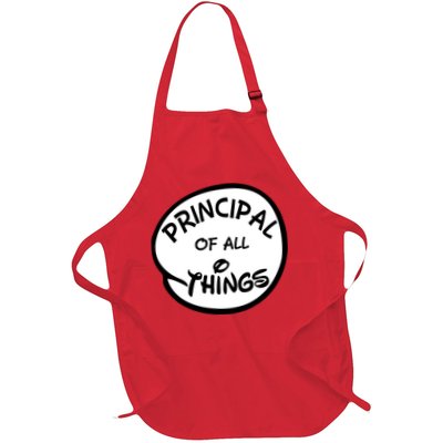 Principal of all Things Full-Length Apron With Pockets