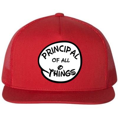 Principal of all Things Flat Bill Trucker Hat