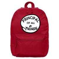 Principal of all Things 16 in Basic Backpack