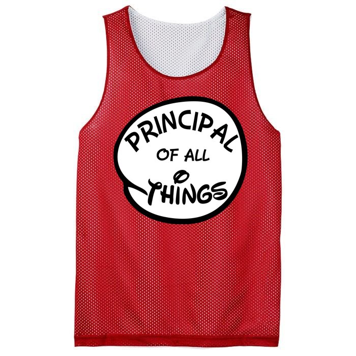 Principal of all Things Mesh Reversible Basketball Jersey Tank