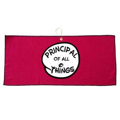Principal of all Things Large Microfiber Waffle Golf Towel