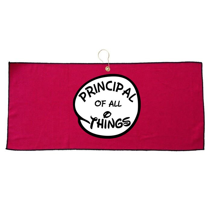 Principal of all Things Large Microfiber Waffle Golf Towel