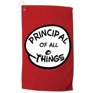 Principal of all Things Platinum Collection Golf Towel