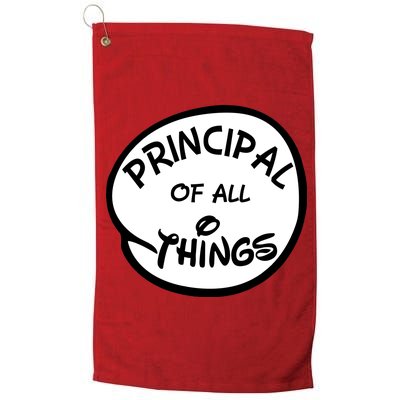 Principal of all Things Platinum Collection Golf Towel