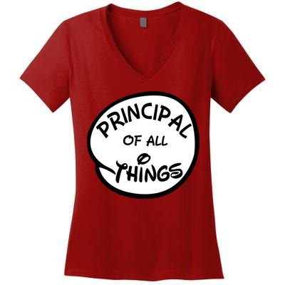 Principal of all Things Women's V-Neck T-Shirt