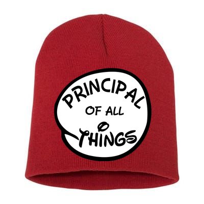 Principal of all Things Short Acrylic Beanie