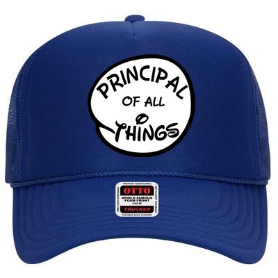 Principal of all Things High Crown Mesh Back Trucker Hat