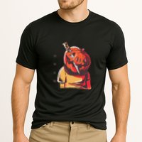 Prisoner Pumpkin Mug Shot Cooling Performance Crew T-Shirt