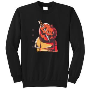 Prisoner Pumpkin Mug Shot Sweatshirt