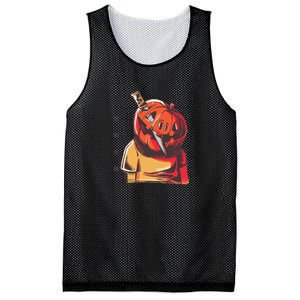 Prisoner Pumpkin Mug Shot Mesh Reversible Basketball Jersey Tank