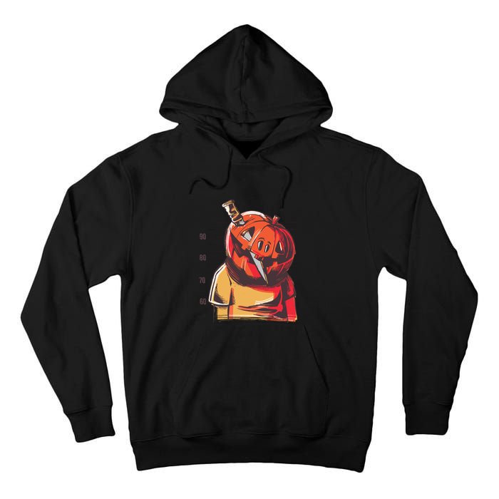 Prisoner Pumpkin Mug Shot Tall Hoodie