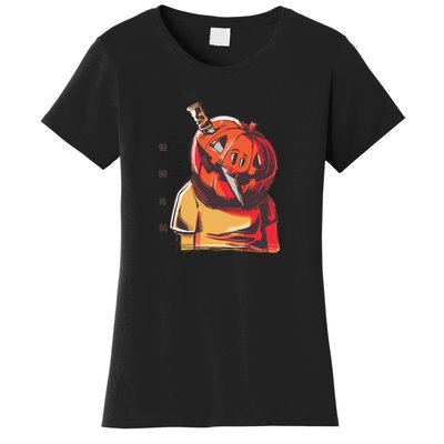 Prisoner Pumpkin Mug Shot Women's T-Shirt