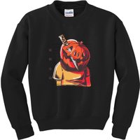 Prisoner Pumpkin Mug Shot Kids Sweatshirt