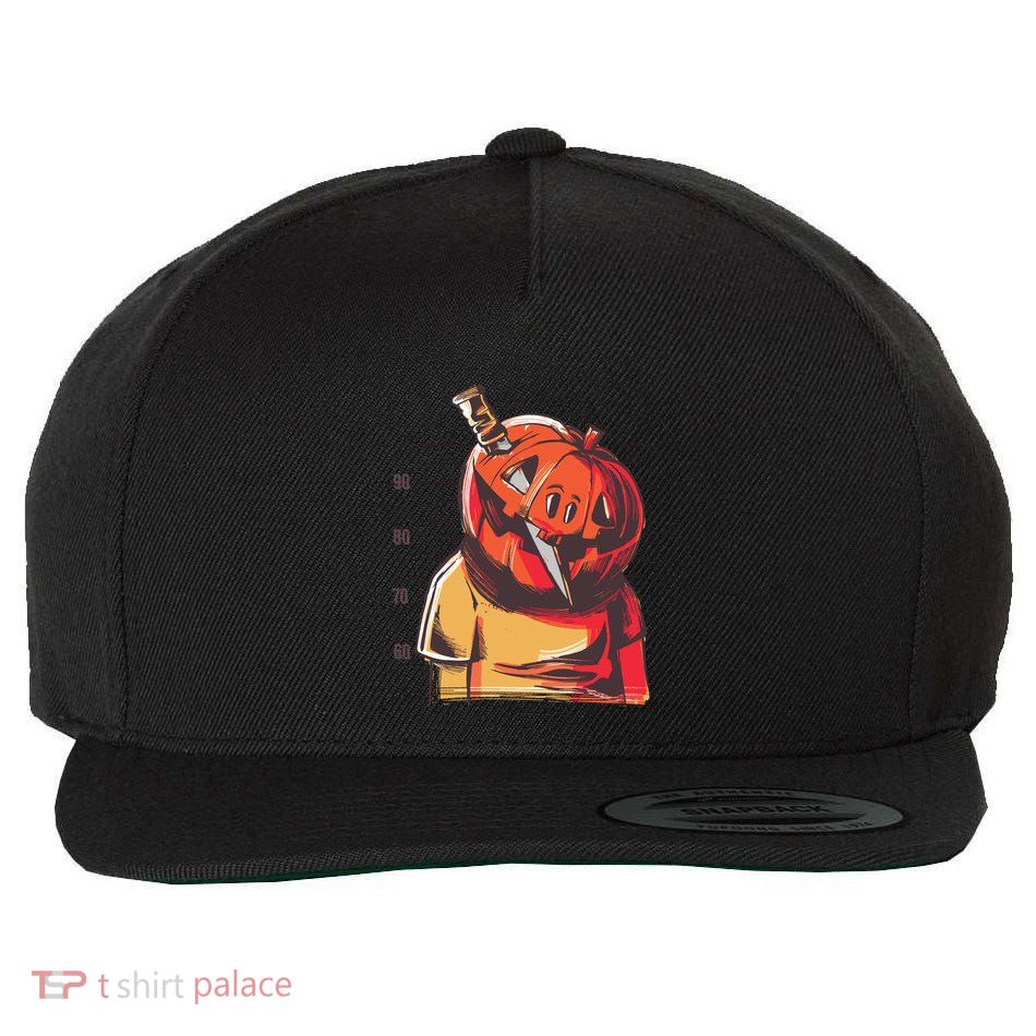 Prisoner Pumpkin Mug Shot Wool Snapback Cap