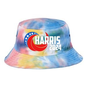 Patriotic Rwb Kamala Harris 2024 Tie Dye Newport Bucket Hat