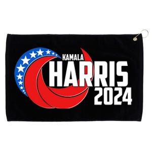 Patriotic Rwb Kamala Harris 2024 Grommeted Golf Towel