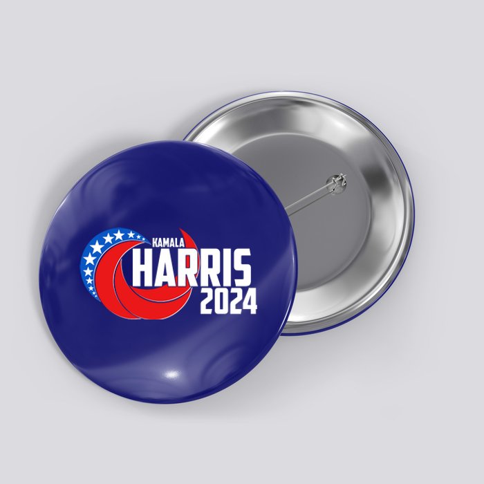 Patriotic Rwb Kamala Harris 2024 Button