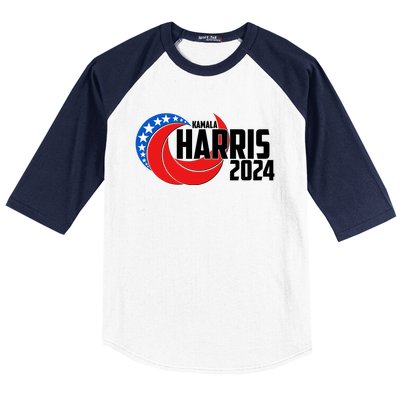 Patriotic Rwb Kamala Harris 2024 Baseball Sleeve Shirt