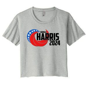 Patriotic Rwb Kamala Harris 2024 Women's Crop Top Tee