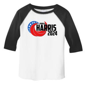 Patriotic Rwb Kamala Harris 2024 Toddler Fine Jersey T-Shirt