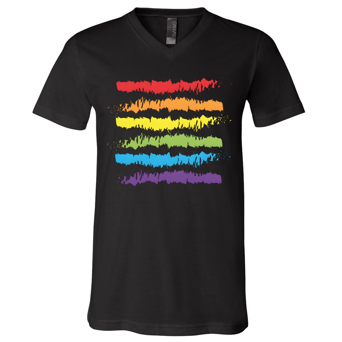 Pride Rainbow Lgbtq+ Love Is Love V-Neck T-Shirt