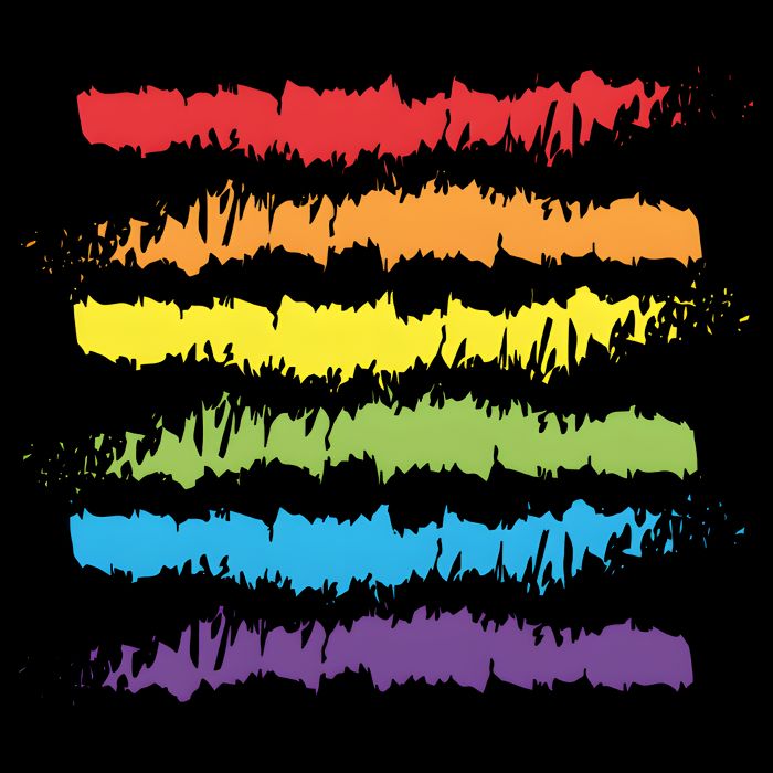 Pride Rainbow Lgbtq+ Love Is Love V-Neck T-Shirt