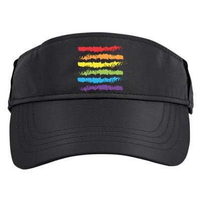 Pride Rainbow Lgbtq+ Love Is Love Adult Drive Performance Visor