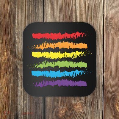 Pride Rainbow Lgbtq+ Love Is Love Coaster
