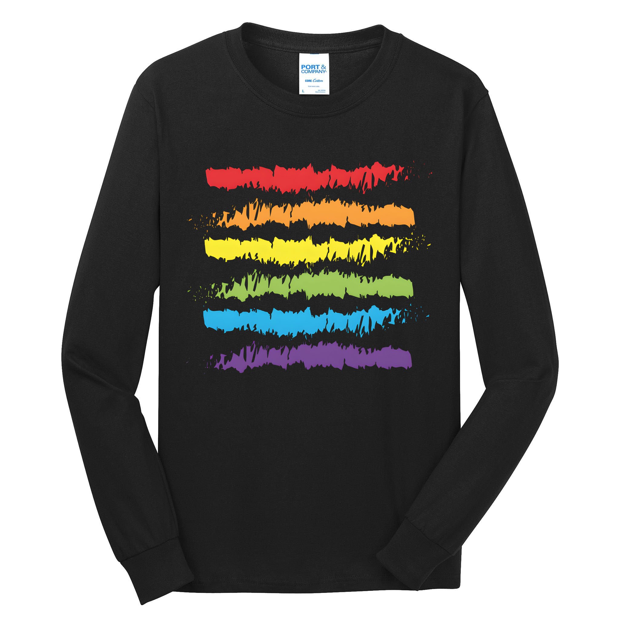 Pride Rainbow Lgbtq+ Love Is Love Tall Long Sleeve T-Shirt