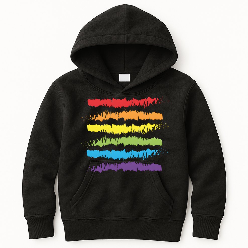 Pride Rainbow Lgbtq+ Love Is Love Kids Hoodie