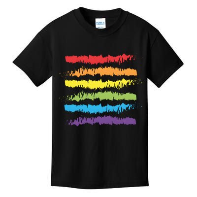 Pride Rainbow Lgbtq+ Love Is Love Kids T-Shirt