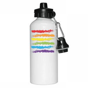 Pride Rainbow Lgbtq+ Love Is Love Aluminum Water Bottle