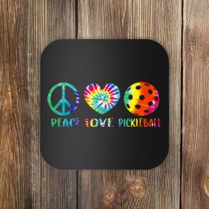 Pickleball Retired Ladies Peace Love Pickleball Coaster