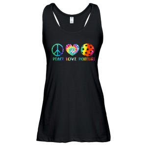 Pickleball Retired Ladies Peace Love Pickleball Ladies Essential Flowy Tank