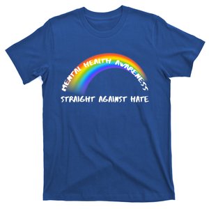 Pride Rainbow Lgbtq Straight Against Hate Gift T-Shirt