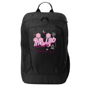 Pink Retro Lab Week 2024 Medical Lab Science City Backpack