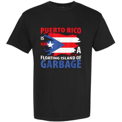 Puerto Rico La Isla Del Puerto Rican Flag Retro Garment-Dyed Heavyweight T-Shirt