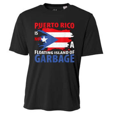 Puerto Rico La Isla Del Puerto Rican Flag Retro Cooling Performance Crew T-Shirt