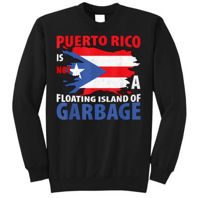 Puerto Rico La Isla Del Puerto Rican Flag Retro Sweatshirt