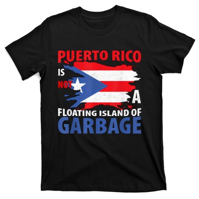 Puerto Rico La Isla Del Puerto Rican Flag Retro T-Shirt