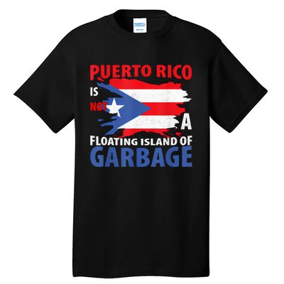 Puerto Rico La Isla Del Puerto Rican Flag Retro Tall T-Shirt