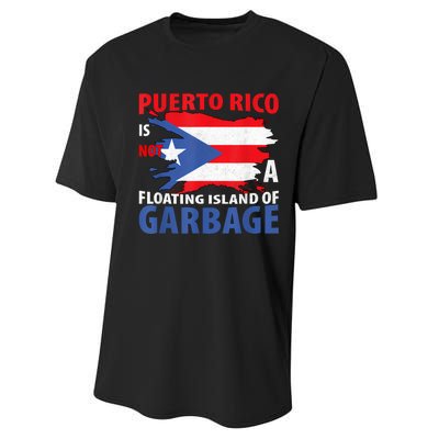 Puerto Rico La Isla Del Puerto Rican Flag Retro Performance Sprint T-Shirt