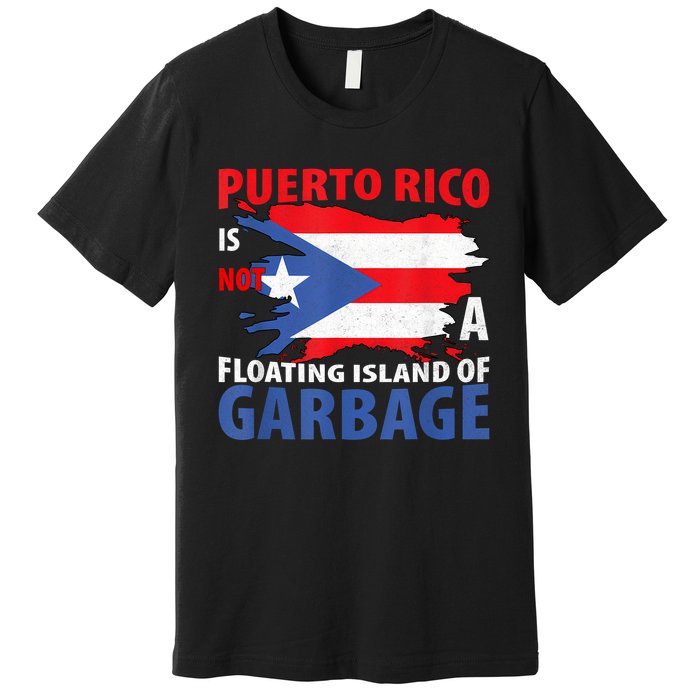 Puerto Rico La Isla Del Puerto Rican Flag Retro Premium T-Shirt