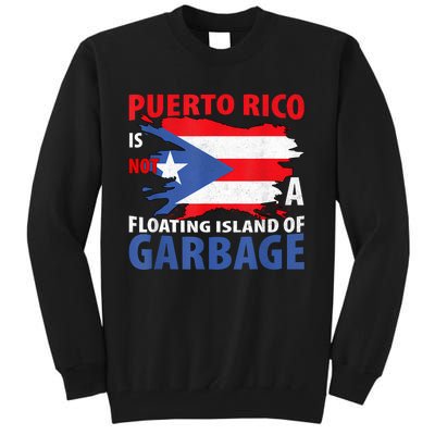 Puerto Rico La Isla Del Puerto Rican Flag Retro Tall Sweatshirt