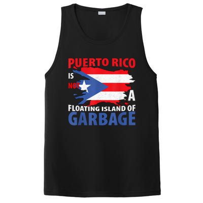 Puerto Rico La Isla Del Puerto Rican Flag Retro PosiCharge Competitor Tank