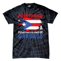 Puerto Rico La Isla Del Puerto Rican Flag Retro Tie-Dye T-Shirt