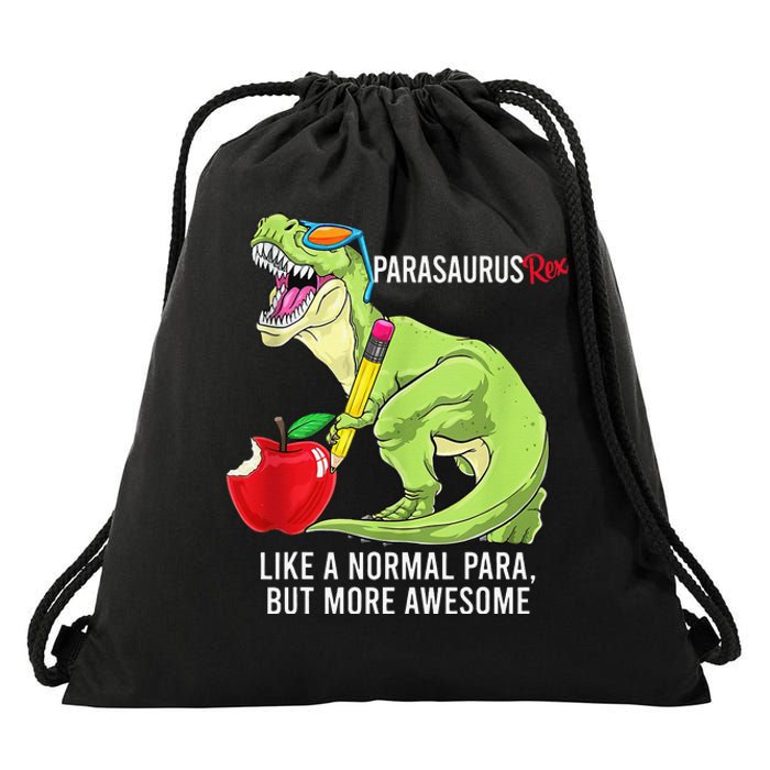 Parasaurus Rex Like A Normal Para But More Awesome Drawstring Bag