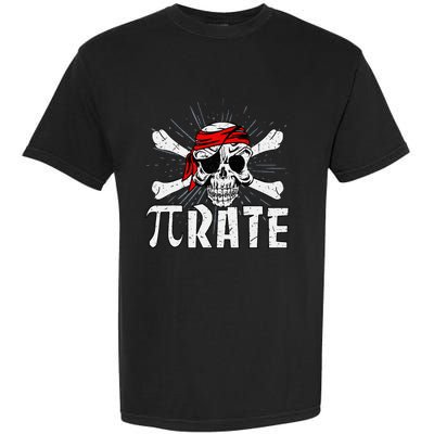 Pi Rate Math Teacher Halloween Costume Funny Pi Pirate Garment-Dyed Heavyweight T-Shirt