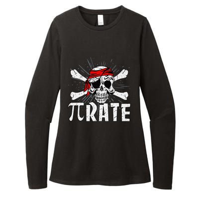 Pi Rate Math Teacher Halloween Costume Funny Pi Pirate Womens CVC Long Sleeve Shirt